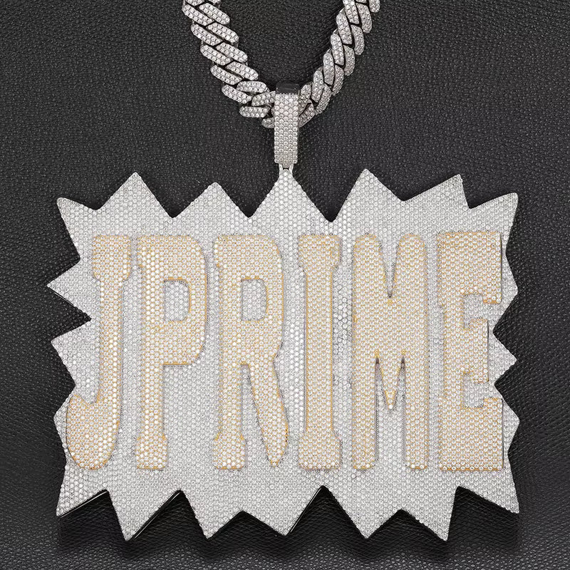 Custom Moissanite Letter Pendants – Designed Just for You