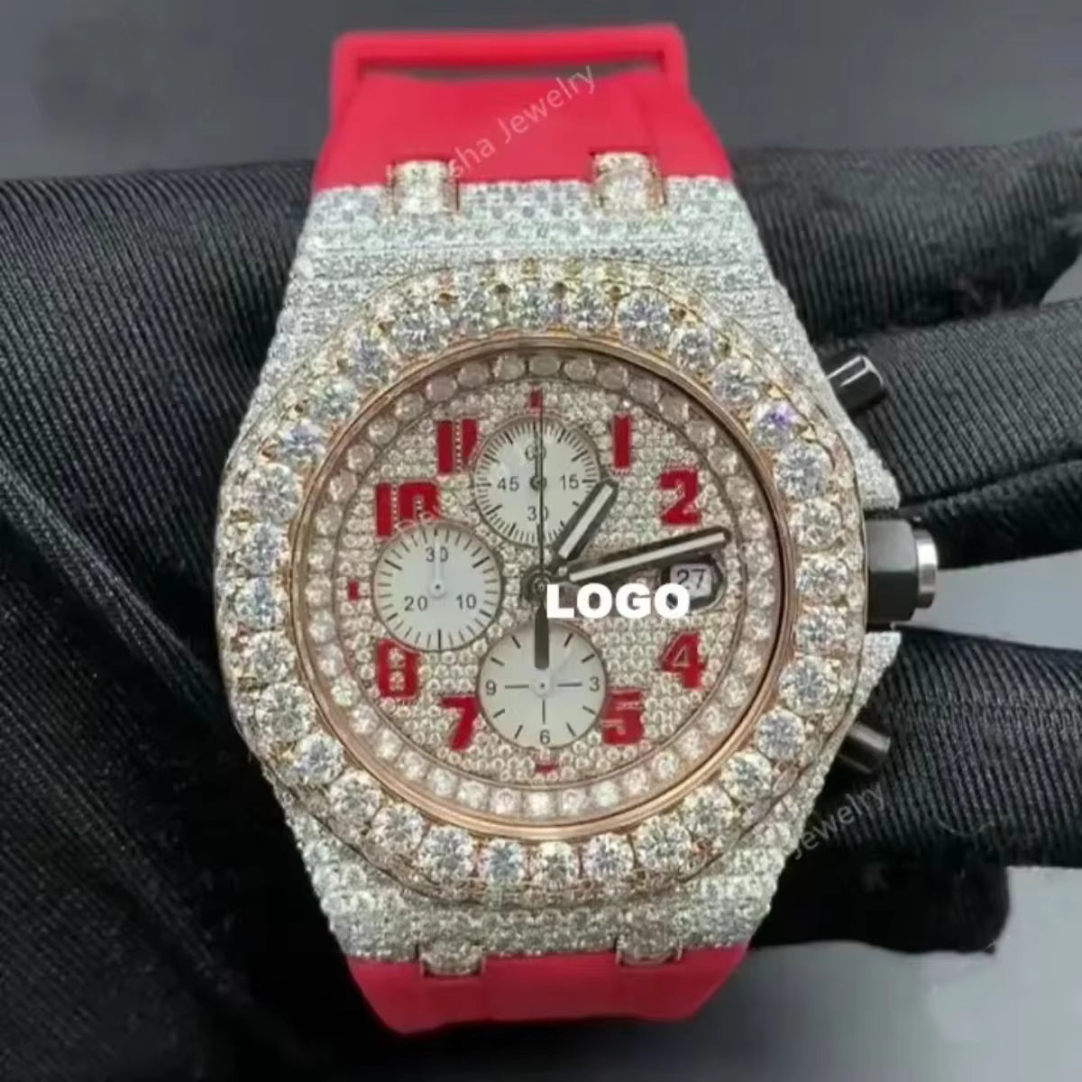 Luxury Moissanite Bust Down Watch – Retta Collection