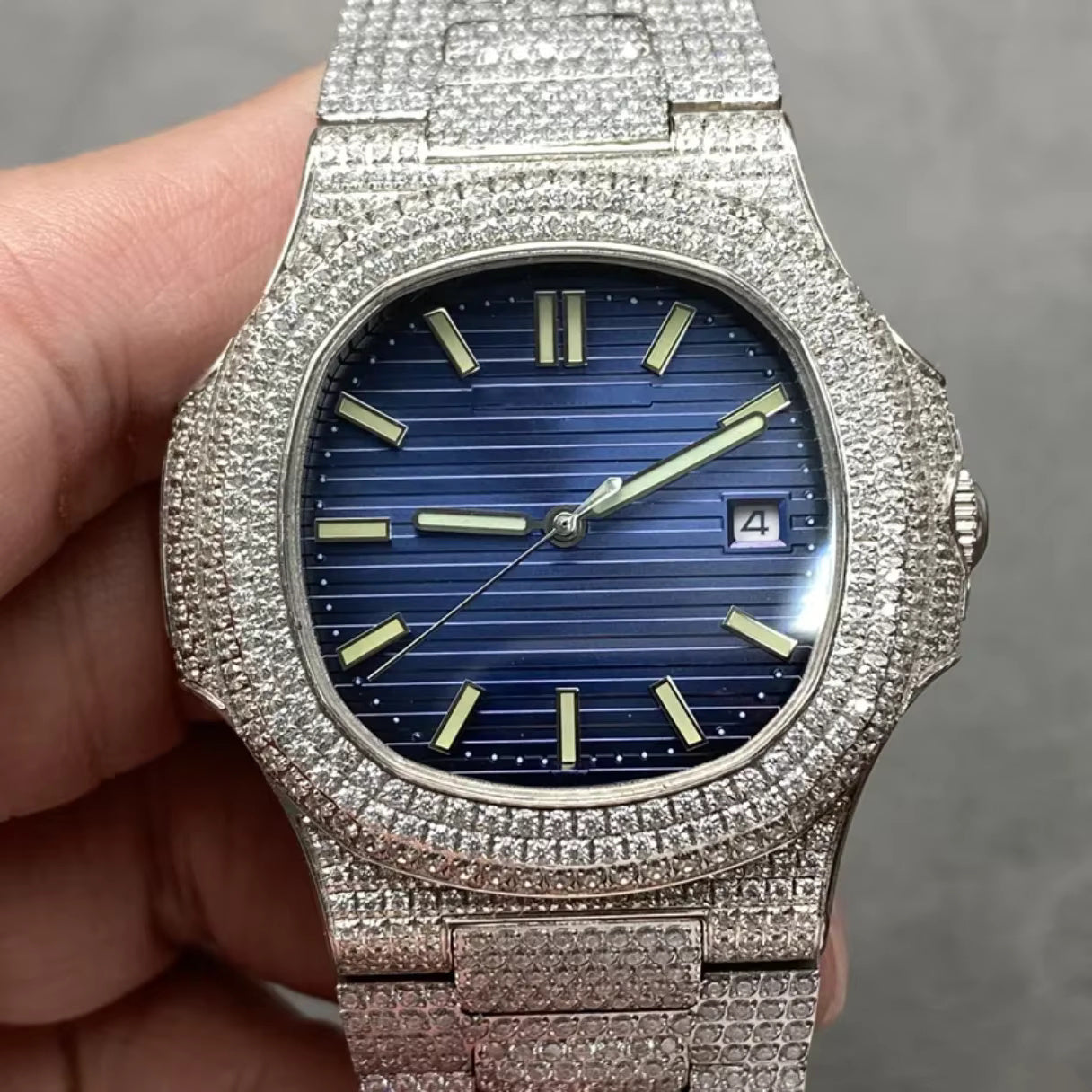 Luxury Moissanite Iced-Out Watch – Retta Exclusive