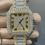 Luxury Bust Down Watch – Moissanite Edition
