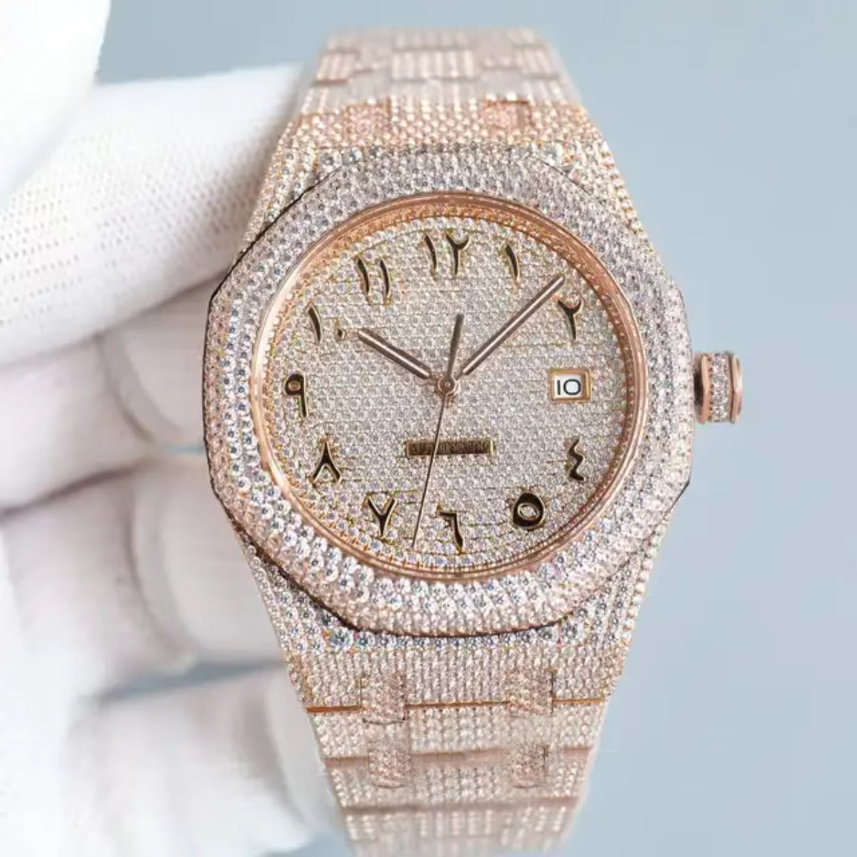 Luxury Moissanite Bust Down Watch – Retta Collection