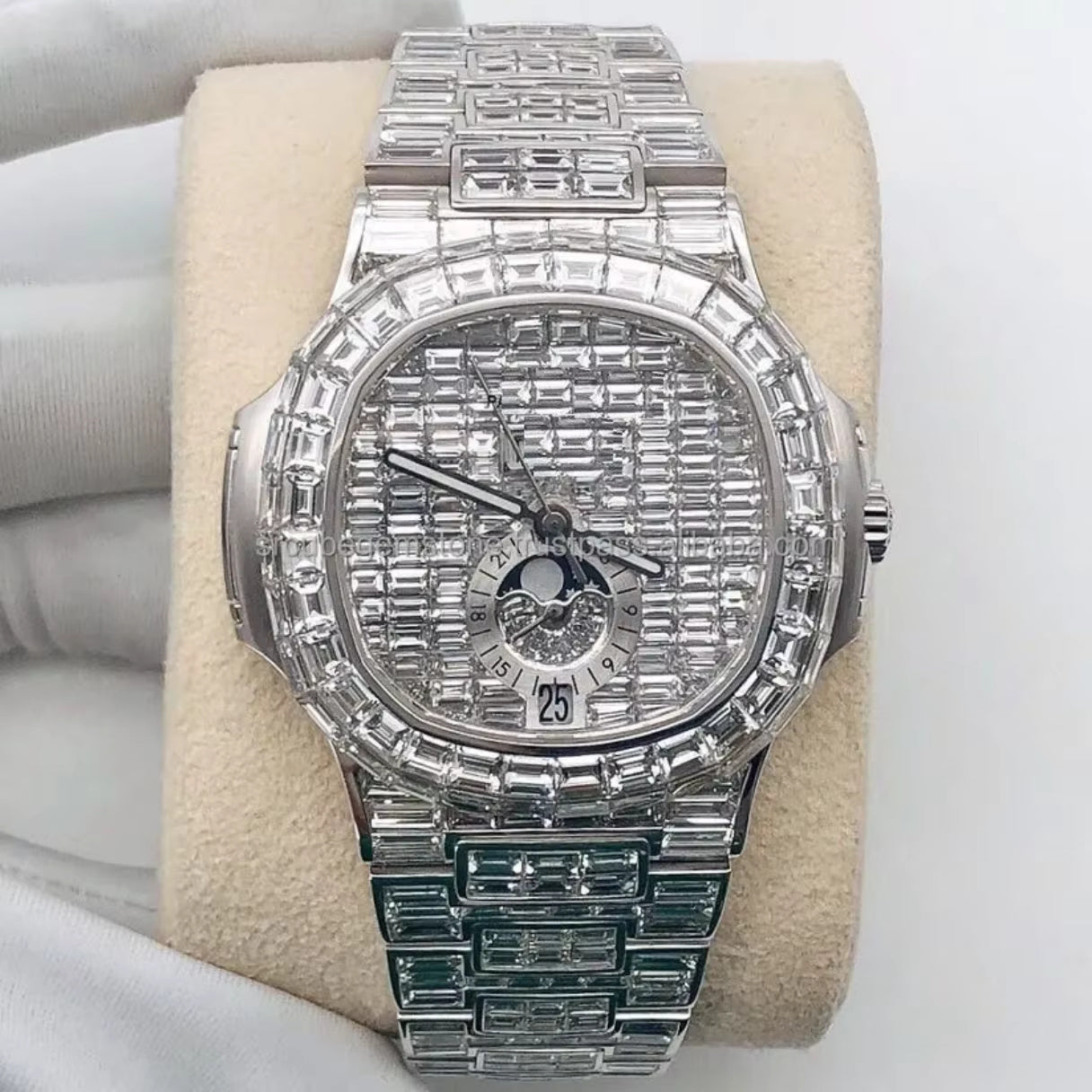 Luxury Moissanite Iced-Out Watch – Retta Exclusive