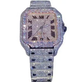 Luxury Bust Down Watch – Moissanite Edition