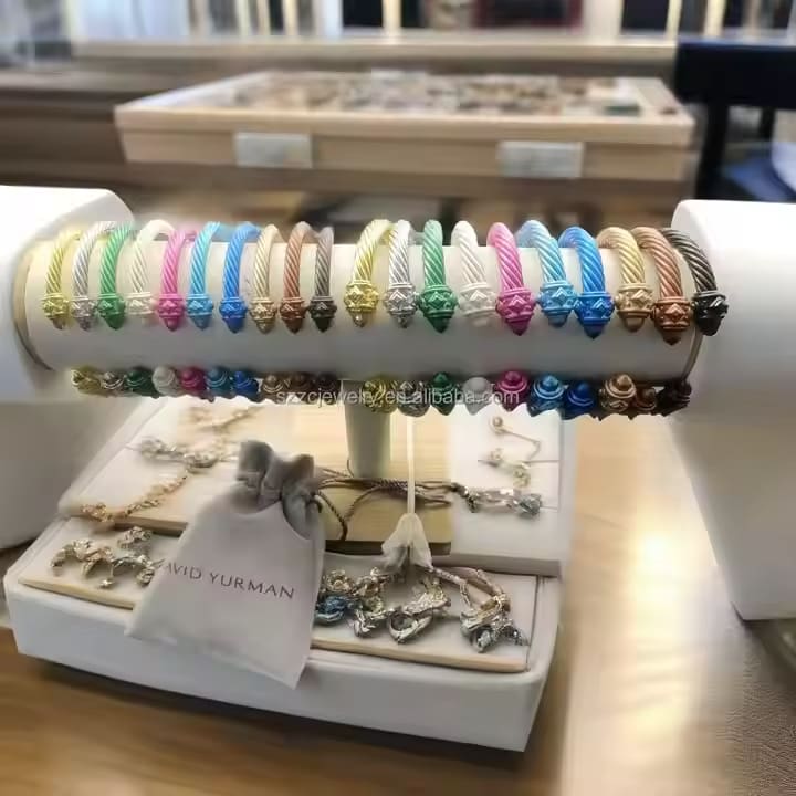 Bold Cable Bangle - 5MM Collection