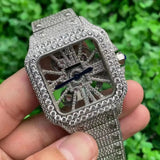 Luxury Bust Down Watch – Moissanite Edition