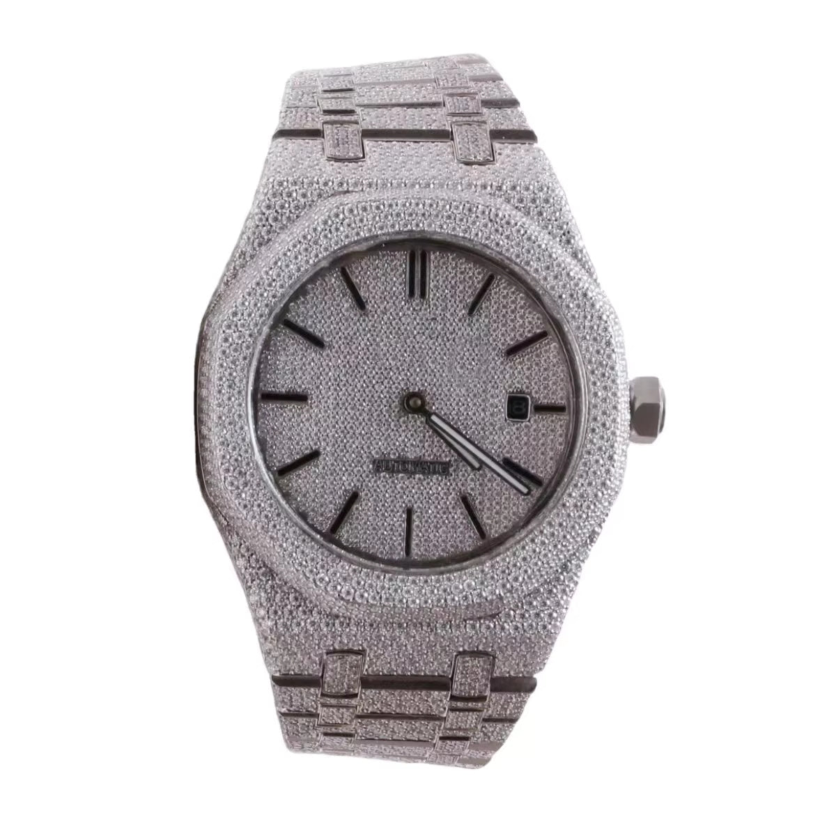 Luxury Moissanite Bust Down Watch – Retta Collection