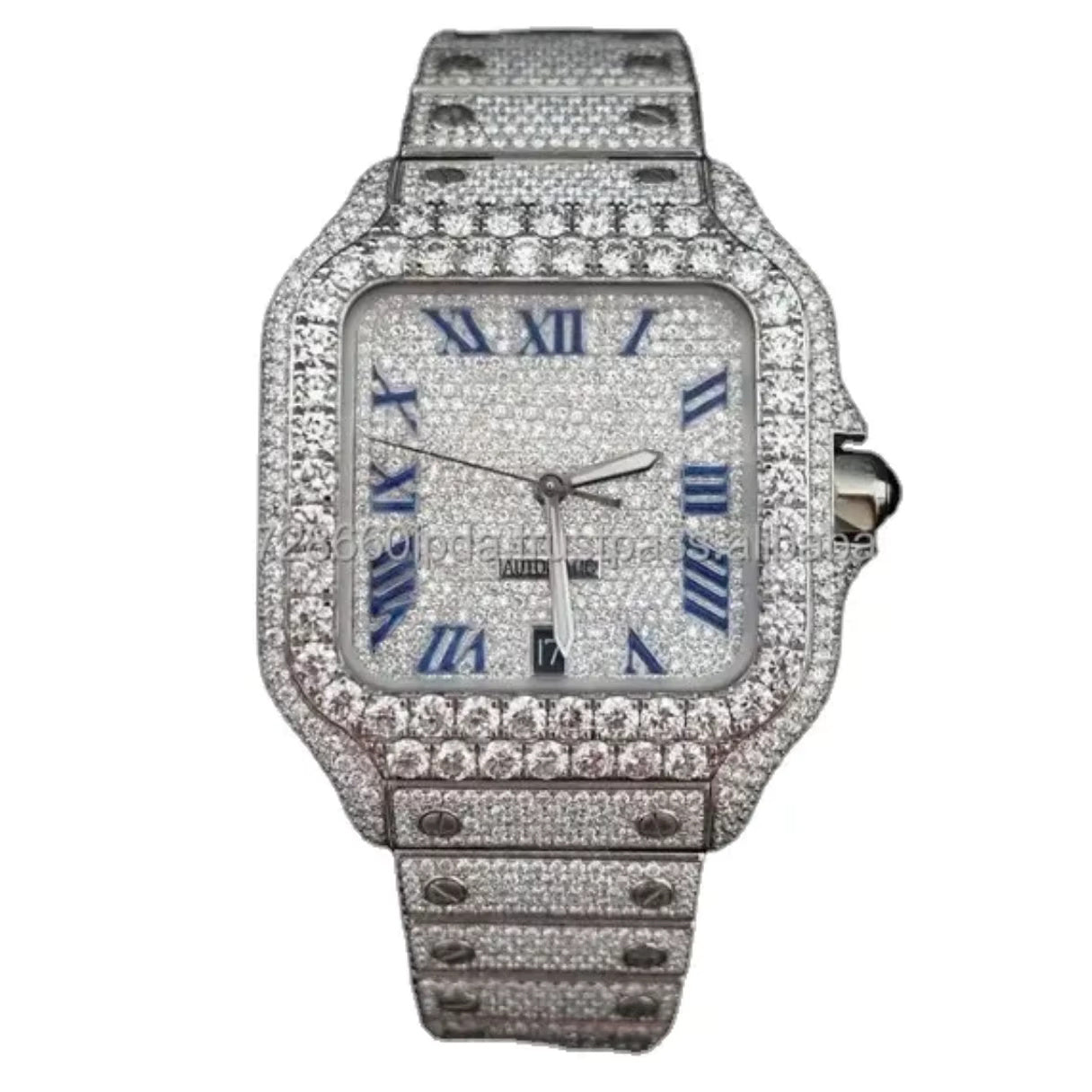 Luxury Bust Down Watch – Moissanite Edition