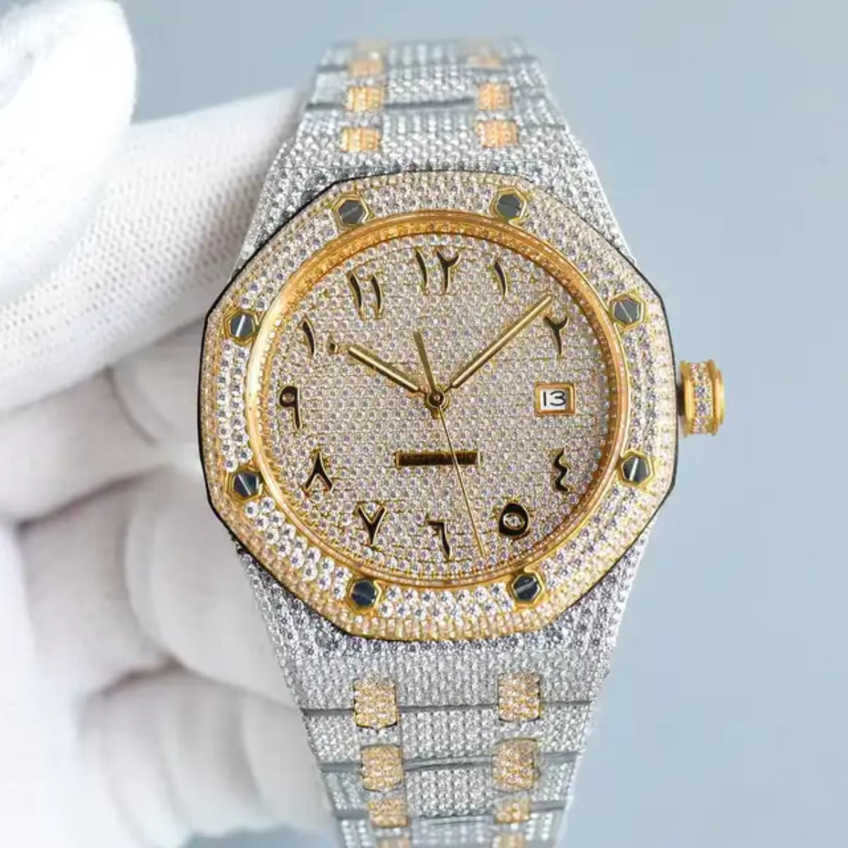 Luxury Moissanite Bust Down Watch – Retta Collection