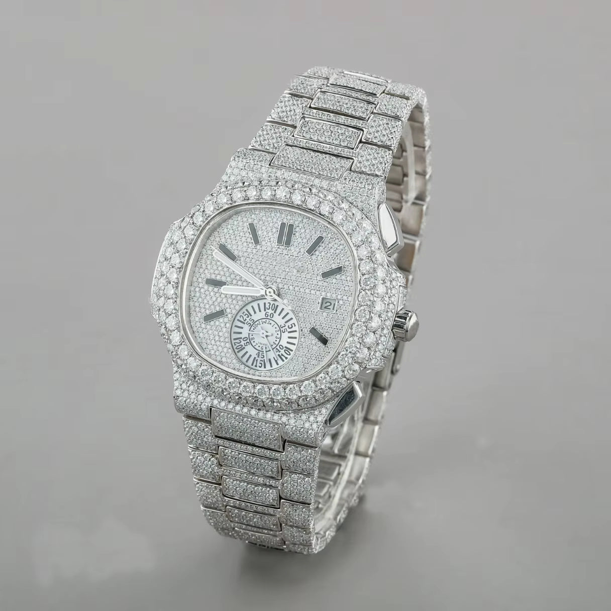 Luxury Moissanite Iced-Out Watch – Retta Exclusive