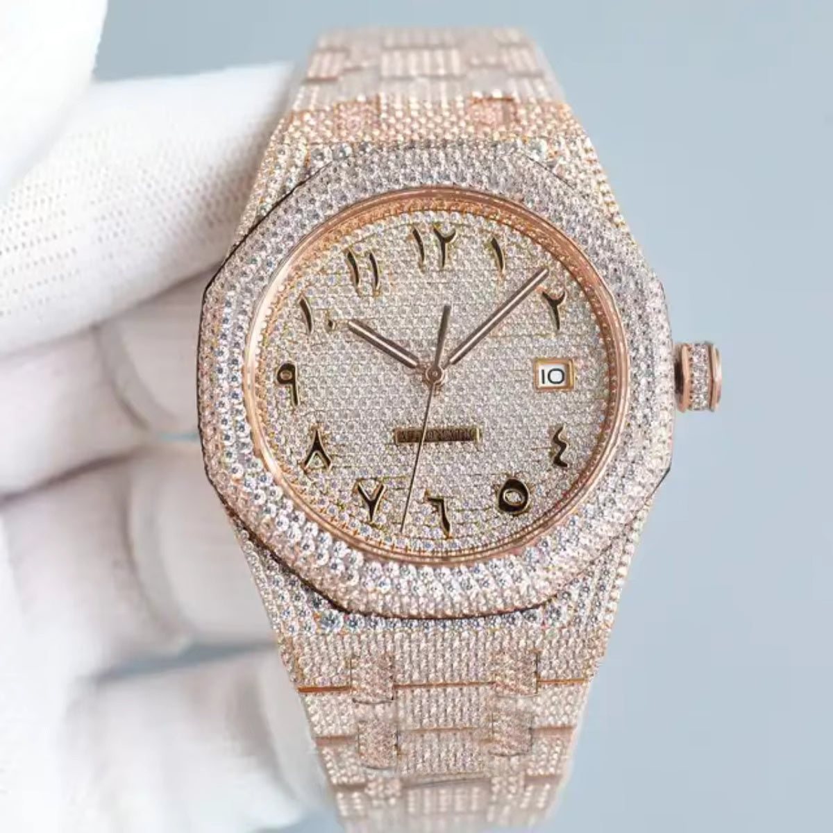 Luxury Moissanite Bust Down Watch – Retta Collection