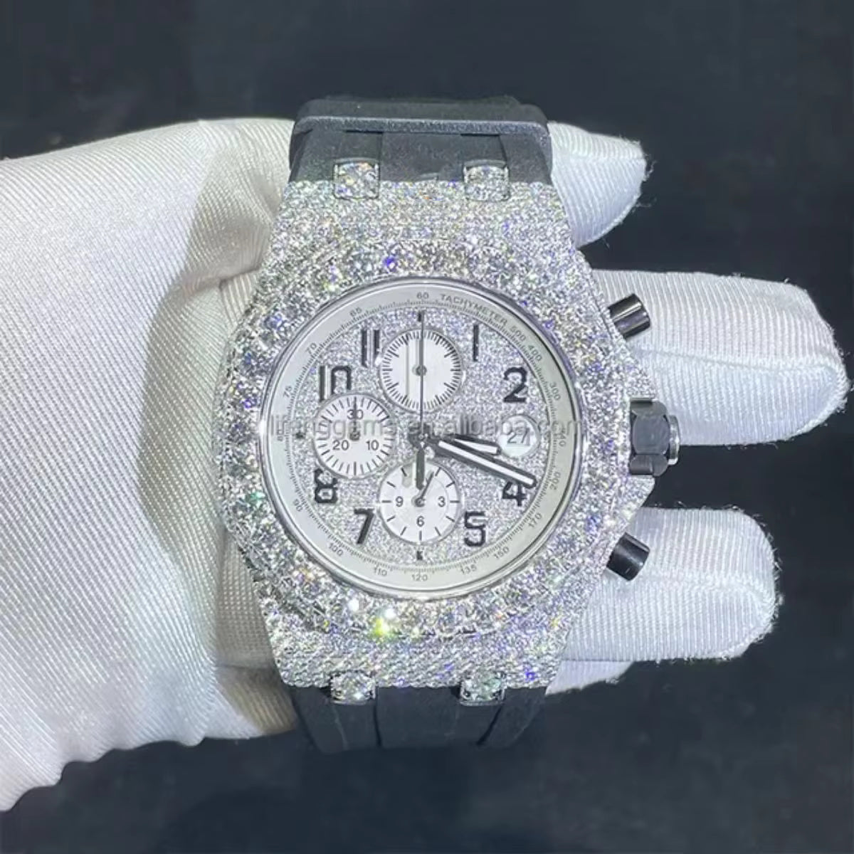 Luxury Moissanite Bust Down Watch – Retta Collection