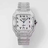 Luxury Bust Down Watch – Moissanite Edition