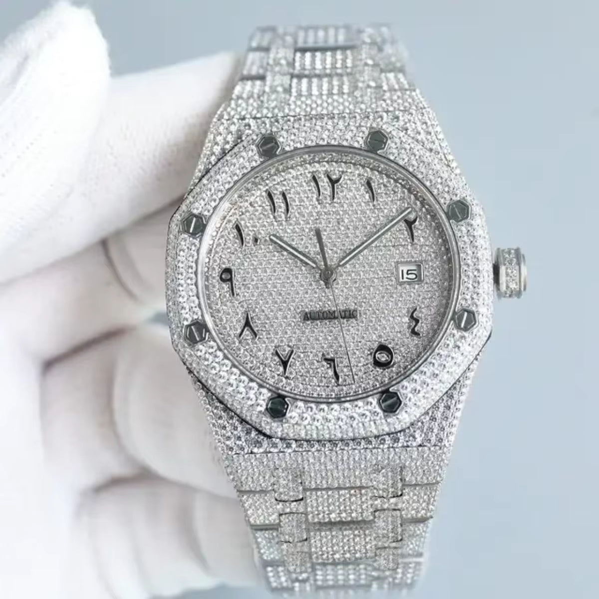 Luxury Moissanite Bust Down Watch – Retta Collection