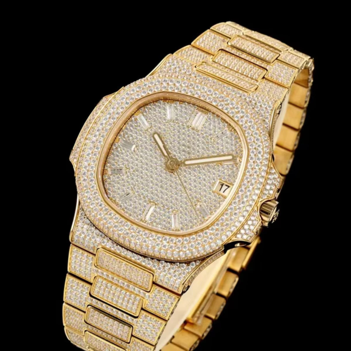 Luxury Moissanite Iced-Out Watch – Retta Exclusive