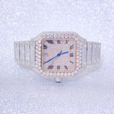 Luxury Bust Down Watch – Moissanite Edition