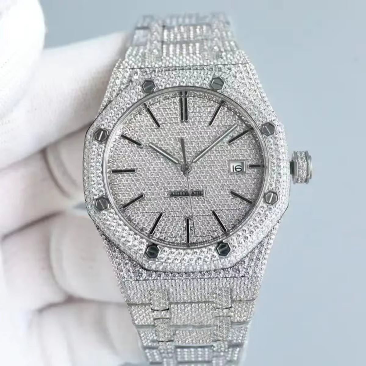 Luxury Moissanite Bust Down Watch – Retta Collection