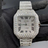 Luxury Bust Down Watch – Moissanite Edition