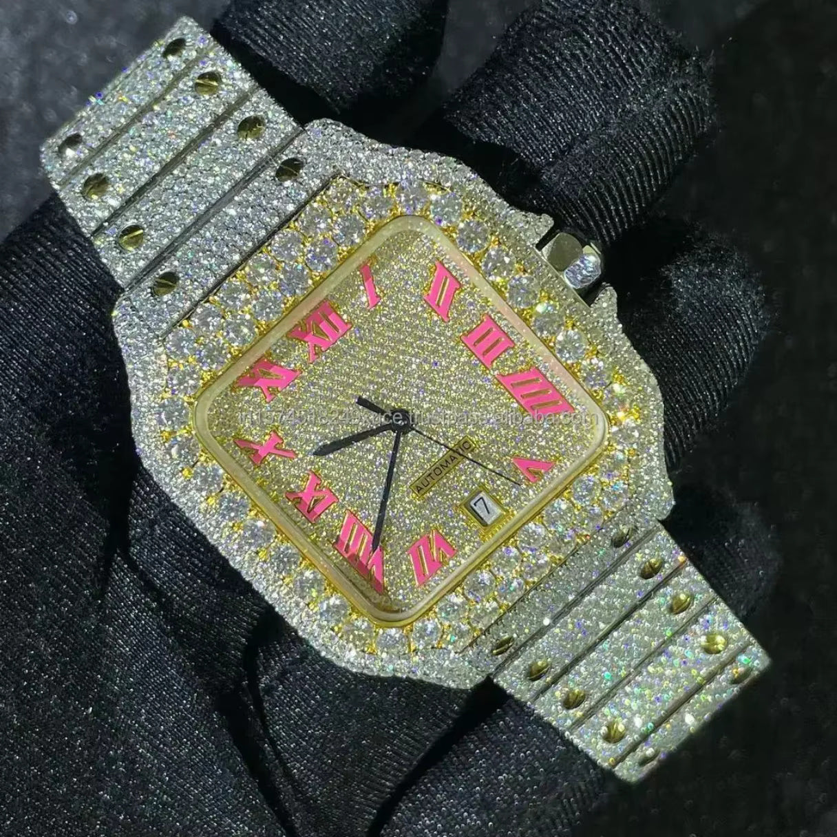 Luxury Bust Down Watch – Moissanite Edition