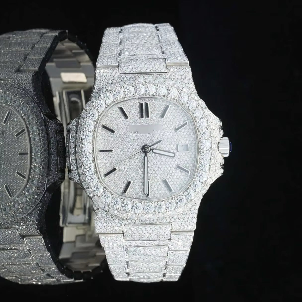 Luxury Moissanite Iced-Out Watch – Retta Exclusive