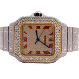 Luxury Bust Down Watch – Moissanite Edition