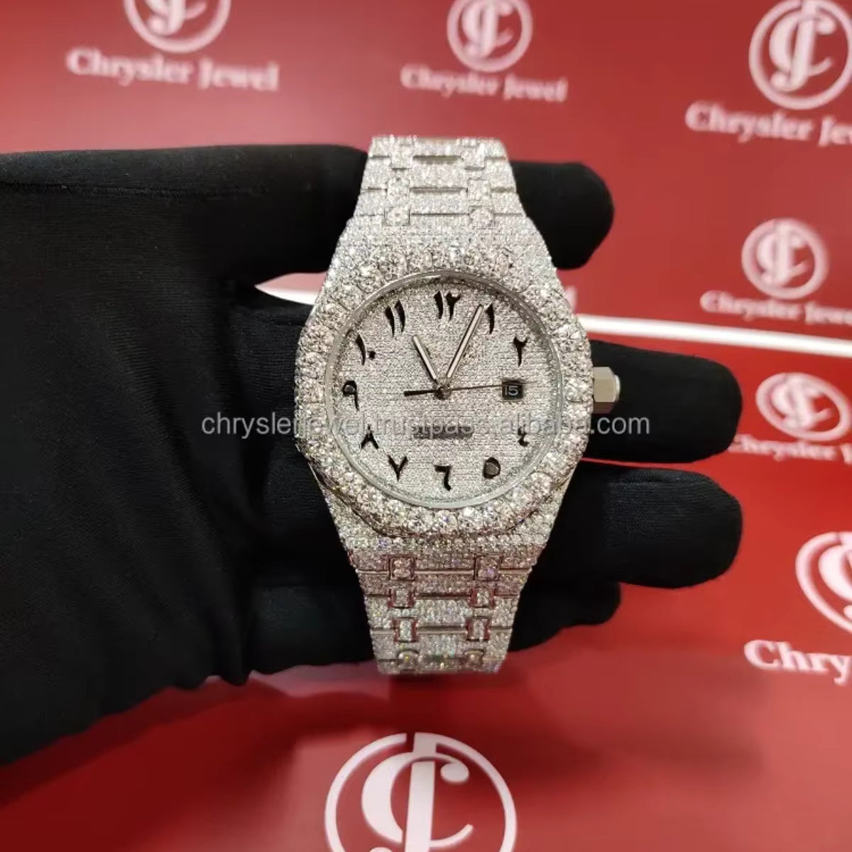 Luxury Moissanite Bust Down Watch – Retta Collection