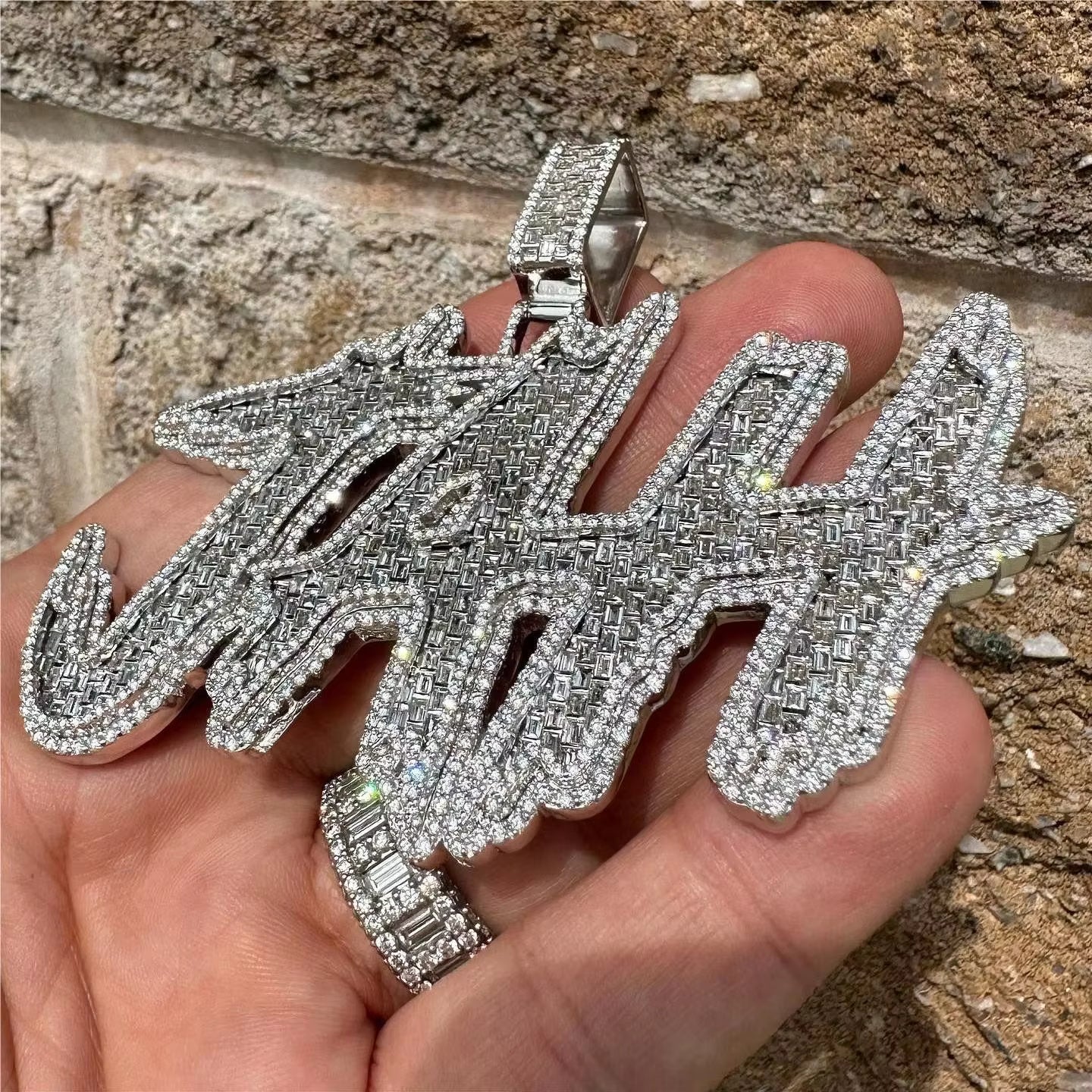 Custom Moissanite Letter & Pendant Charms