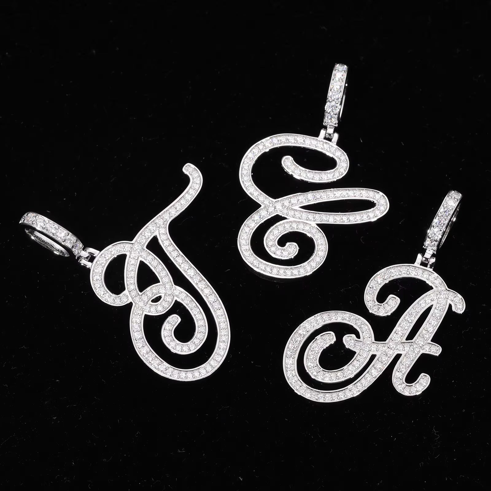 Custom Moissanite Letter & Pendant Charms