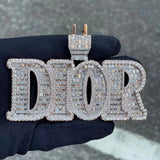 Custom Moissanite Letter Pendants – Designed Just for You