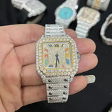 Luxury Bust Down Watch – Moissanite Edition
