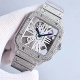 Luxury Bust Down Watch – Moissanite Edition