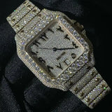 Luxury Bust Down Watch – Moissanite Edition