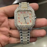 Luxury Bust Down Watch – Moissanite Edition