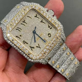 Luxury Bust Down Watch – Moissanite Edition