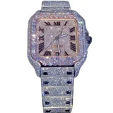 Luxury Bust Down Watch – Moissanite Edition