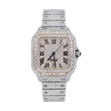 Luxury Bust Down Watch – Moissanite Edition