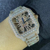 Luxury Bust Down Watch – Moissanite Edition