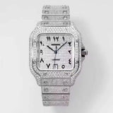 Luxury Bust Down Watch – Moissanite Edition
