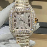 Luxury Bust Down Watch – Moissanite Edition