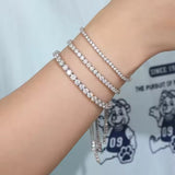 VVS Moissanite Adjustable Tennis Bracelet
