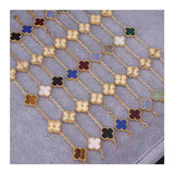 Clover Laser-Cut Bracelet – Luxe Shine, Everyday Charm