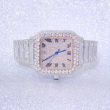 Luxury Bust Down Watch – Moissanite Edition
