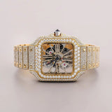 Luxury Bust Down Watch – Moissanite Edition