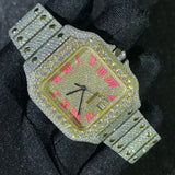 Luxury Bust Down Watch – Moissanite Edition