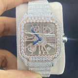 Luxury Bust Down Watch – Moissanite Edition