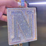 Custom Moissanite Letter Pendants – Designed Just for You