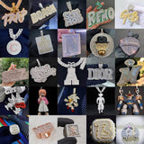 Custom Moissanite Letter Pendants – Designed Just for You
